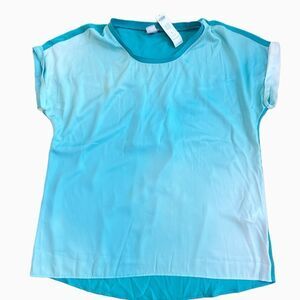 Chicos Blue Gradient Shirt NWT